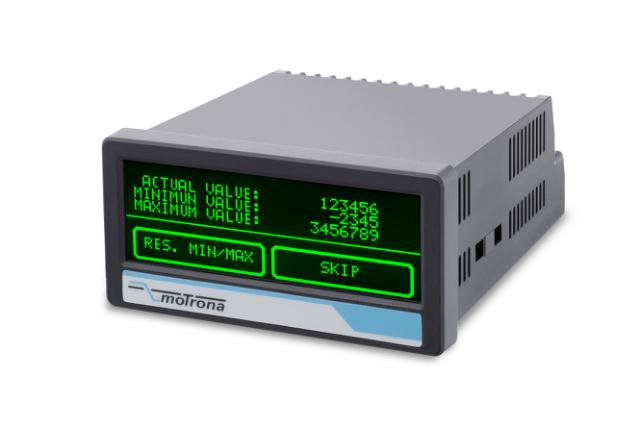 touchMATRIX® graphic displayprocess indicator for analog signals- 2 analog inputs