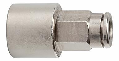 Metal Push-in fitting 846.018-4, Ø4-G 1/8