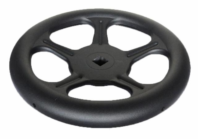 E+G Håndhjul, syrefast, u/not, u/greb, mat 