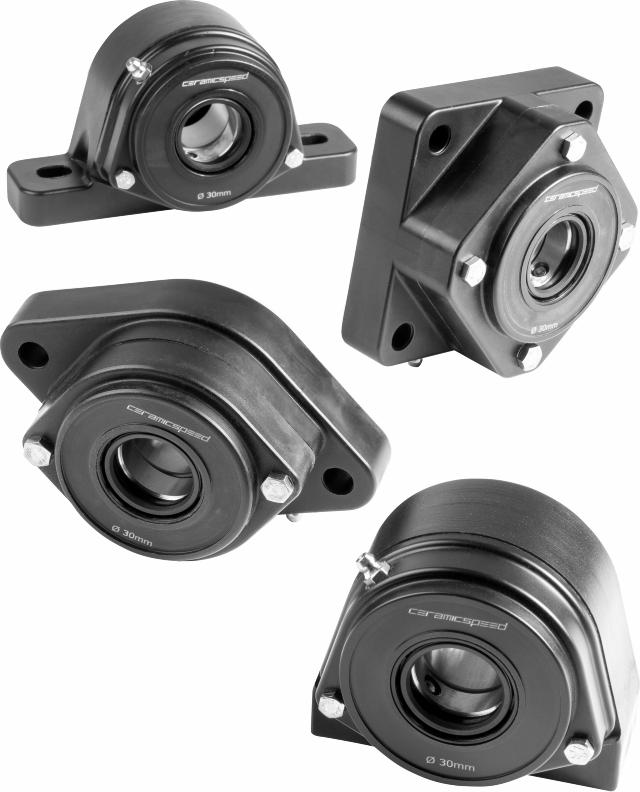 CeramicSpeed Hybridleje Corrotec flangeleje åben 2- og 4-huls