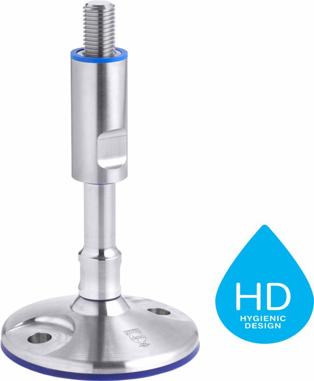 E+G Justerfod Hygiejnisk design